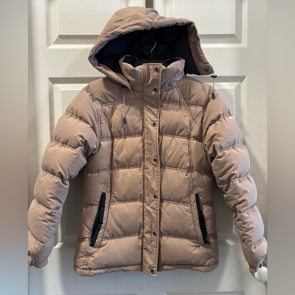 HALTI Brahe Finnish Puffer Down Insulated Ski Snow Everyday Jacket Tan US 8